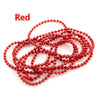 5pcs 1.5mm 2.0 2.4mm Length 70cm (27.5 inch) 10 Colors Plated Ball Beads Chain Necklace Bead Connector For Charms Base and Tray - Image 10