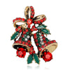 Christmas rhinestone cartoon animal brooch Christmas tree sleigh stars bells deer boots apple penguin wreath bird pin - Image 20