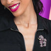Zinc Alloy Brooch Pin with Decorative Stone Details in Multiple Styles - Image 5