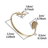 Women's Bangle Stainless Steel Jewelry Tree of Life Plant Cuff Bracelet Female Bangles for Women - Image 7
