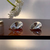 Smooth Star Zircon Hoop Earrings for Women Girls Metal Chunky Sun Rhinestone Ear Buckle Punk Y2K Jewelry - Image 5