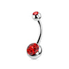 1PC Titanium Crystal Gem Curved Barbell Rings Belly Button Navel Rings Piercings Nombril Ombligo Piercing Charming Jewelry - Image 11
