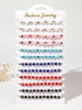 12pcs Evil Eye Square Crystal Bracelet Handmade Prayer Bangles Adjustable Anklets Wrist Jewelry Gift for Friend - Image 7