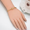 Stretch Bracelet for Women Stainless Steel Elasticity Link Chain Gold Color Friend Birthday Party Jewelry Gift - Image 5