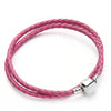 1 Strand Double layer Braided Leather Bracelet Charm Bracelets For Women Men Jewelry Festival Gift Christmas Gift - Image 13