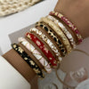 Colorful Star Crystal Beads Christmas Multi Element Bracelets for Women Men Santa Claus Snowflake Tree Bracelet Year Jewelry - Image 2