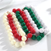Retro Colorful Acrylic Big Round Beads Choker Boho Handmade Knot Rope Necklaces for Women Man Statement Jewelry Gift - Image 5