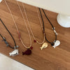 Cute Golden Fish Braided Rope Adjustable Necklaces For Women Niche Sweater Jewelry Accessory Gift Party - Image 4