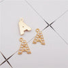 10-26PCS Alphabet Charms With Plastic Pearl Alloy Gold Color English Letter Pendant Necklace Bracelet Jewelry Accessory - Image 32