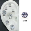 Punk Style Round Zircon Magnet Earrings Crystal Strong Magnetic Ear Stud Clip Earrings for Men Women Non Piercing Jewelry Gift - Image 7