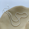 Silver Necklace Simple Beads Choker Shiny Delicate Collarbone Chain For Girl Wedding Gift Jewelry - Image 6