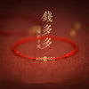 Hand Braided Red Rope Bracelet Copper Lucky Bead Hand Rope Couple Bracelet Simple Buckle Ethnic Female Accessory - Image 16