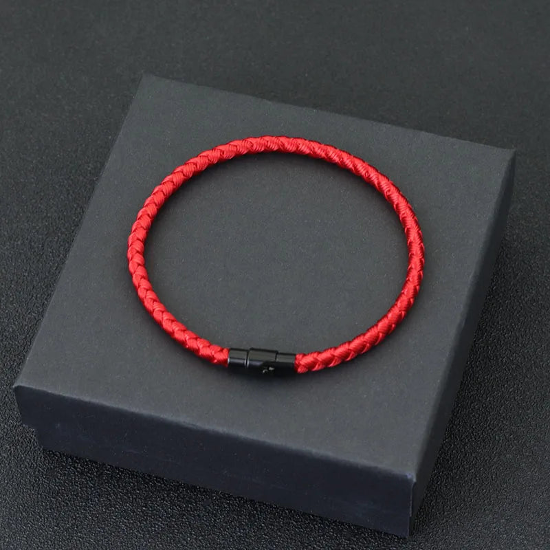 Grade A Keel Rope Bracelet Men Lucky Red Thread Braclet Attract Mirco Magentic Couple Braslet Wealth Prosperity Brazalete - Image 1
