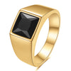 Big Square Cut Stone Signet Ring Large Colour Quartz Cocktail Ring For Women Men Jewelry Party Gifts - Image 10
