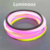 10pcs Black Silicone Bracelets Punk Rock Rubber Band Hip Hop Wristbands Elastic Hairbands Ponytail Scrunchie Bangle Accessories - Image 19