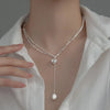 Pearl-Accent Pendant Necklace with Fine Chain and Multiple Designs - Image 46