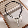 Bohemian Multi-element Pendant Colorful Jewelry Gifts Collarbone Chain Cute Flower Rope Necklaces Beach - Image 28