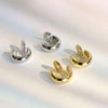 Non-Piercing Cartilage Clip Earrings with Compact Metal Details - Image 3