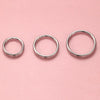 Titanium 16G Double Layered Zircon Nose Clicker Segment Clicker Ring Helix Cartilage Nose Ring Piercing Body Jewelry - Image 16
