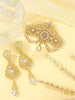 Moroccan wedding boutonniere earrings set French court retro style ladies' jewelry set for weddings parties - Image 6