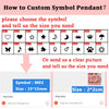 Customized Name Pendant Personalized Logo Charms Stainless Steel Jewelry Custom Initial Letter Name Gifts - Image 7