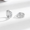 Silver Woman Jewelry Blue Pink White Purple Crystal Zircon Selling Earrings - Image 9
