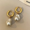 French Irregular Metal Flower Stud Earring for Women Gold Silver Color Punk Metal Earring Jewelry Simple Ear Accessories Gift - Image 12