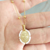 Virgin Mary Pendant Charm Necklace Women Cross Scared Heart Jesus Choker Seed Beads Stainless Steel Chain Gold Color Mom - Image 8