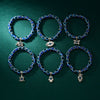 Classic Turkish Lucky Evil Eye Bracelets for Men Women Blue Evil Eye Palm Butterfly Pendant Beads Bangles Handmade Charm Jewelry - Image 2
