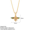 Stainless Steel Chain Necklace with Colorful Pendant Designs - Image 47