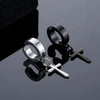1/16 Pairs Magnetic Stud Earrings Men Stainless Steel Non-Piercing Cross Dangle Hoop Earrings Unisex CZ Magnet Clip on Earring - Image 5