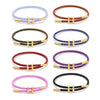 Multicolor Cord Bracelet with Adjustable Wire and Charm Detail - Image 1