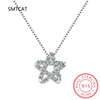 Silver Star of David Pendant Necklace Pave Setting CZ for Women Birthday Gift Jewelry - Image 4