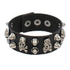 Hip Hop Rock PU Leather Bracelet Men and Women Punk Spikes Rivets Skull Heart Cross Creative Party Bracelet Jewelry Accessories - Image 2