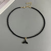 Whale-Tail Pendant Necklace with Colorful Seed Beads - Image 5