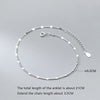 Silver Simple Silver Piece Link Chain Anklet for Women Punk Hip Hop Korean Party Jewelry - Image 7