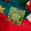 Christmas Tree Bell Zircon Bracelet for Women Men Cartoon Santa Wreath Elk Snowman Glove Paper Card Chain Year Jewelry Gift - Image 1