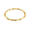 Lucky Bamboo Cuff Bracelet, Gold Color Stainless Steel Bangle for Women, Elegant Wedding Jewelry, Gift with Meaning - Image 8