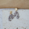 Classic Leopard Pattern Black Multi Shapes Dangle Earring Sets Polymer Clay Women's Accessory Gift For Summer - Image 14