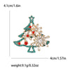 Christmas Rhinestones Star Tree Brooches for Women Unisex Classic Corsage Pins Office Party Friend Gifts Jewelry Accessories - Image 7