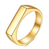 4MM cast, simple and versatile temperament small strip smooth stainless steel ring - Image 8