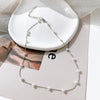 Double Layer Pearl Choker Necklace with Small Heart Pendant - Image 10