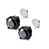 Punk round Zircon Magnetic Ear Studs Crystal CZ Non Piercing Jewelry for Men And Women Strong Magnet Clip Earrings - Image 10
