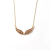 Angel Wing Necklace Full Paved Zircon Feather Pendant Stainless Steel Chain Gold Silver Multicolor Turquoise Pink Crystal Choker - Image 16