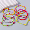 Aihua 1pc Colorful Small Flower Anklet Bohemia Handmade Multi Beaded Rice Beads Ankle Bracelet For Women Beach Jewelry Gifts - Image 3