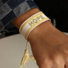 Bohemia Embroidery Letters Woven Tassel Bracelet For Women Handmade Adjustable Rope Braided Bracelet Retro Jewelry Gift - Image 6