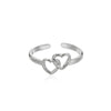 Zircon Rings For Women Stainless Steel Adjustable Open Rings Females Jewelry Accessories - Image 18