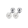 1-12 Pairs Shiny Zirconia Cartilage Stud Earring Tragus Helix Piercing Barbell Star Heart Ball Cartilage Earrings Set for Women - Image 11