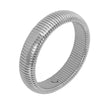Stainless Steel Retro Elasticity Thick Metal Polish Bracelet Gold Plated Unisex Jewelry Men Women - Image 12