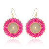 Badu Colorful Round Beaded Drop Earrings For Women Handmade Bohemia Beads Crystal Big Earrings Jewelry Gifts - Image 10